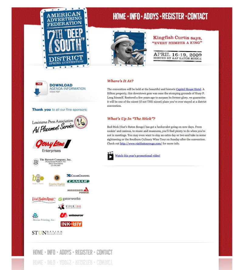 Website for American Advertising Federation Website for American Advertising Federation